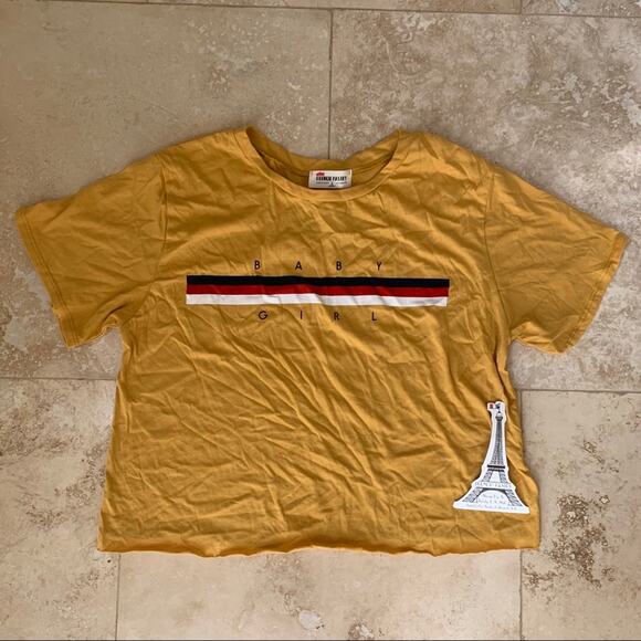 French pastry Baby girl T-shirt crop top - Picture 2 of 4